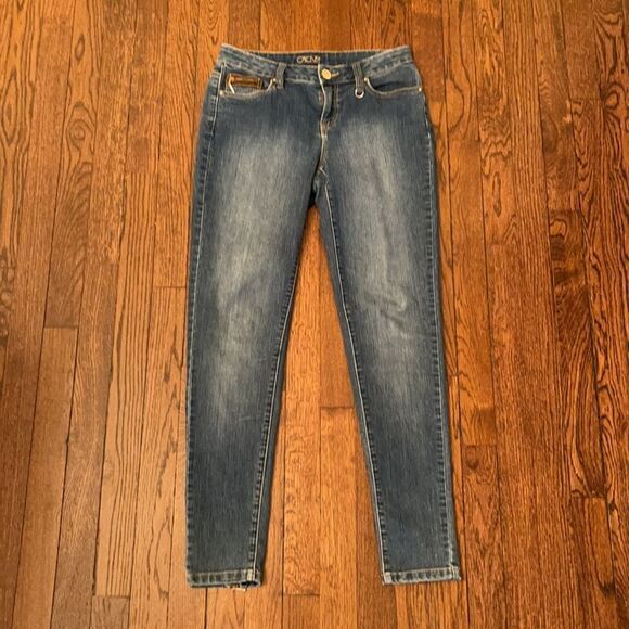 Cache Sz 2 Zipper Jeans So cute!! EUC - Picture 2 of 11
